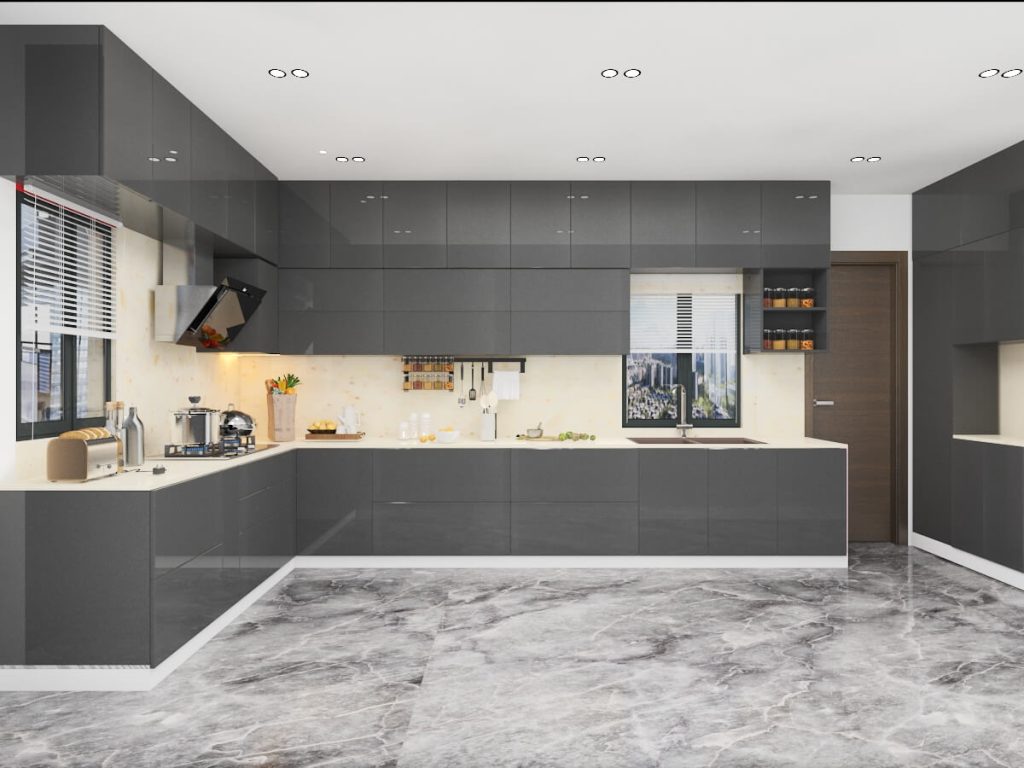 Modern Modular Kitchen Designs in Madhapur, Hyderabad